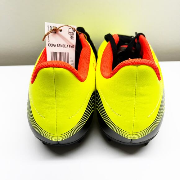 NEW Adidas COPA Sense .4 Soccer Cleats Shoes Neon Yellow Size 6.5 - Picture 6 of 7